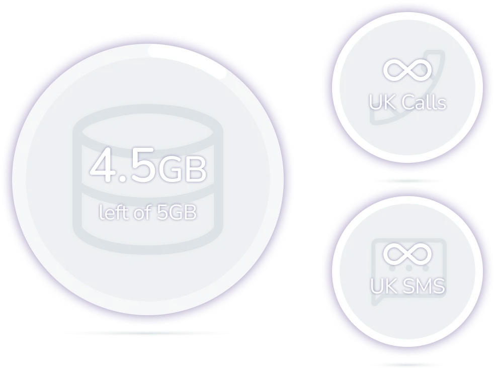 Monitor current eSIM allowances